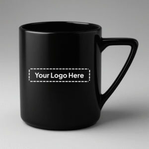 Standard Black Ceramic Mug