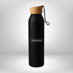 Aluminum Bottle with Wooden Cap