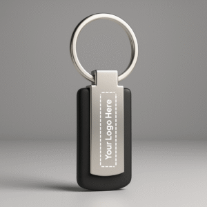Executive Leather Keychain