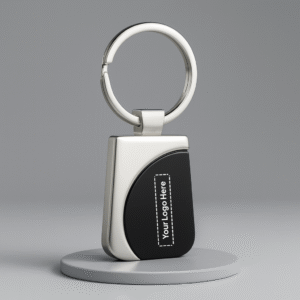 Metallic Engraved Keychain