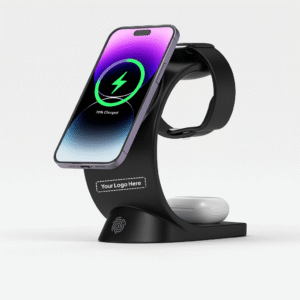 3-in-1 Curved Stand Wireless Charger