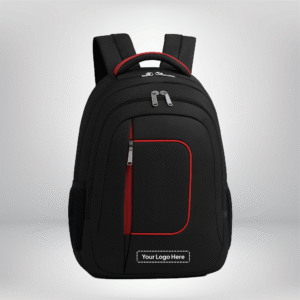 Premium Red-Trim Laptop Backpack