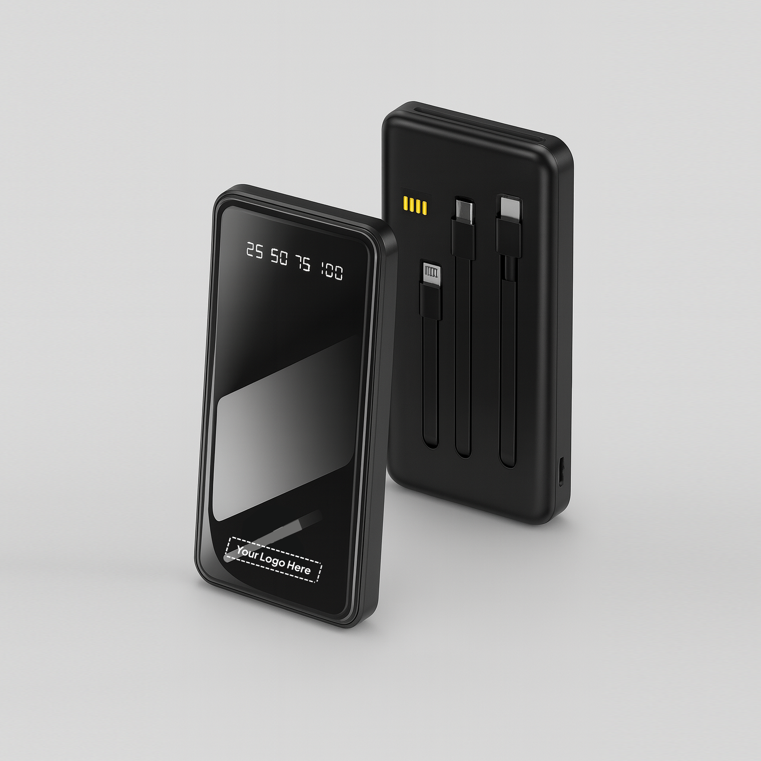 Mirror Display with Built-in Cables