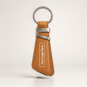 Classic Tan Keychain with