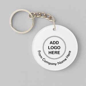 Round Acrylic Keychain