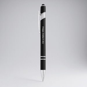 Engraved Black Metal Pen
