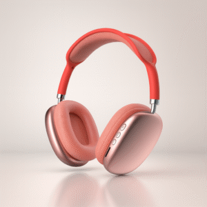 Pink Wireless Over-Ear Headphones